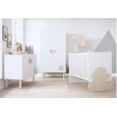 Cuna Kuma Blanco Mate Tierra de Trama